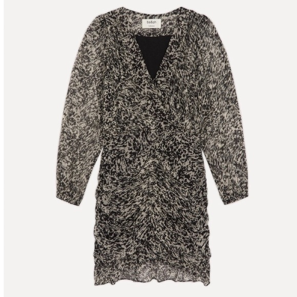 BA&SH Ezra Printed Mini Dress - Picture 5 of 7